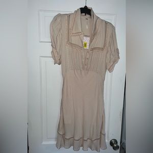 Free People “petal bloom” (light pink) size M dress